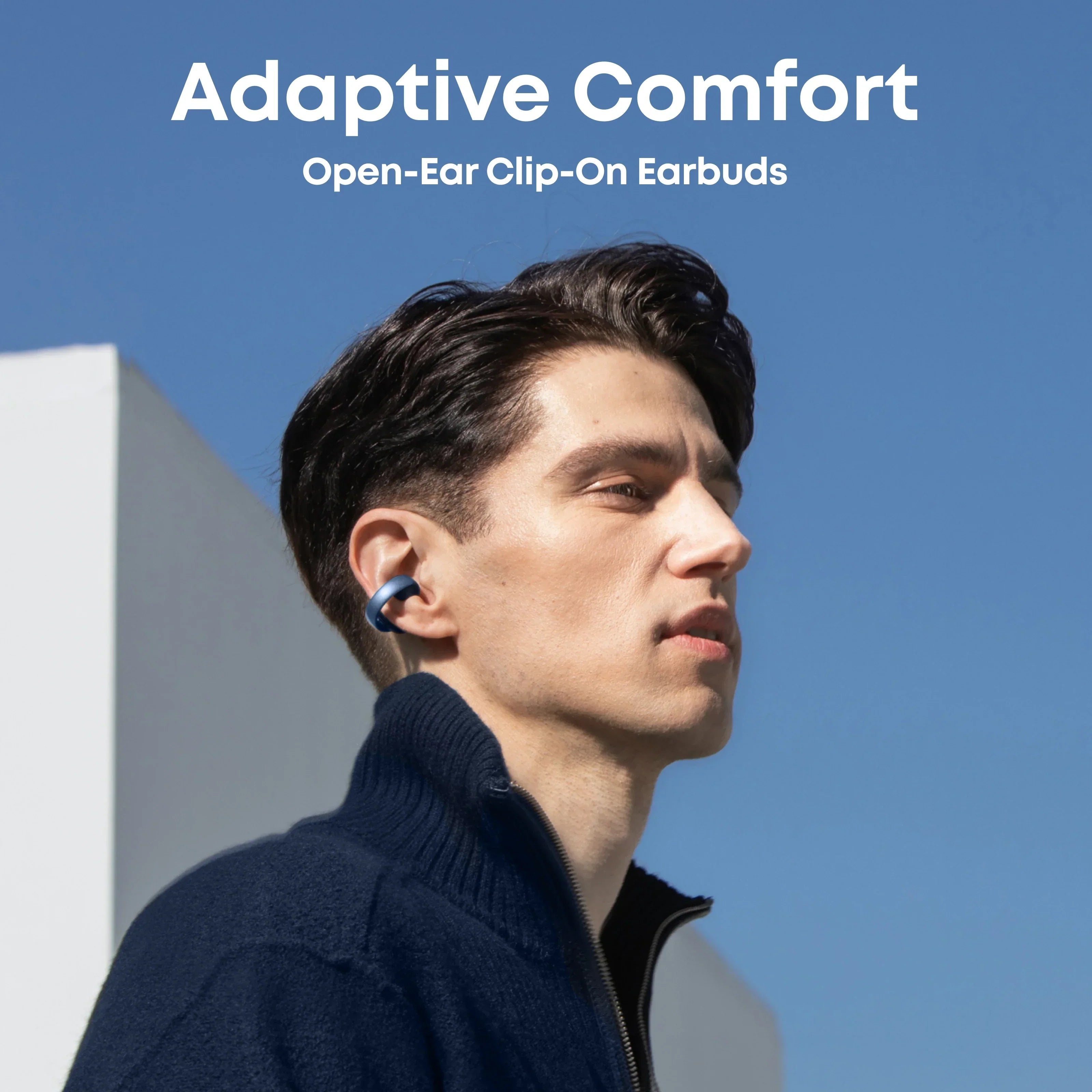 Clearer mic pickup on open headphones in windy UK weather