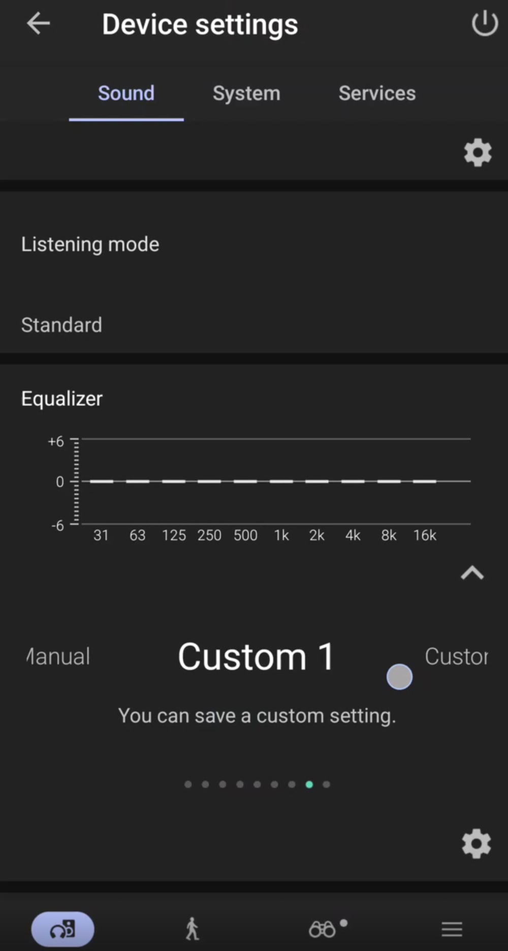 EQ settings you save in the Sony Sound Connect app will be saved to your Sony WH-1000XM6 headphones.