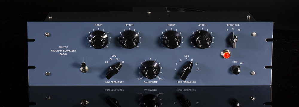 An image of the Pultec EQP-1A.