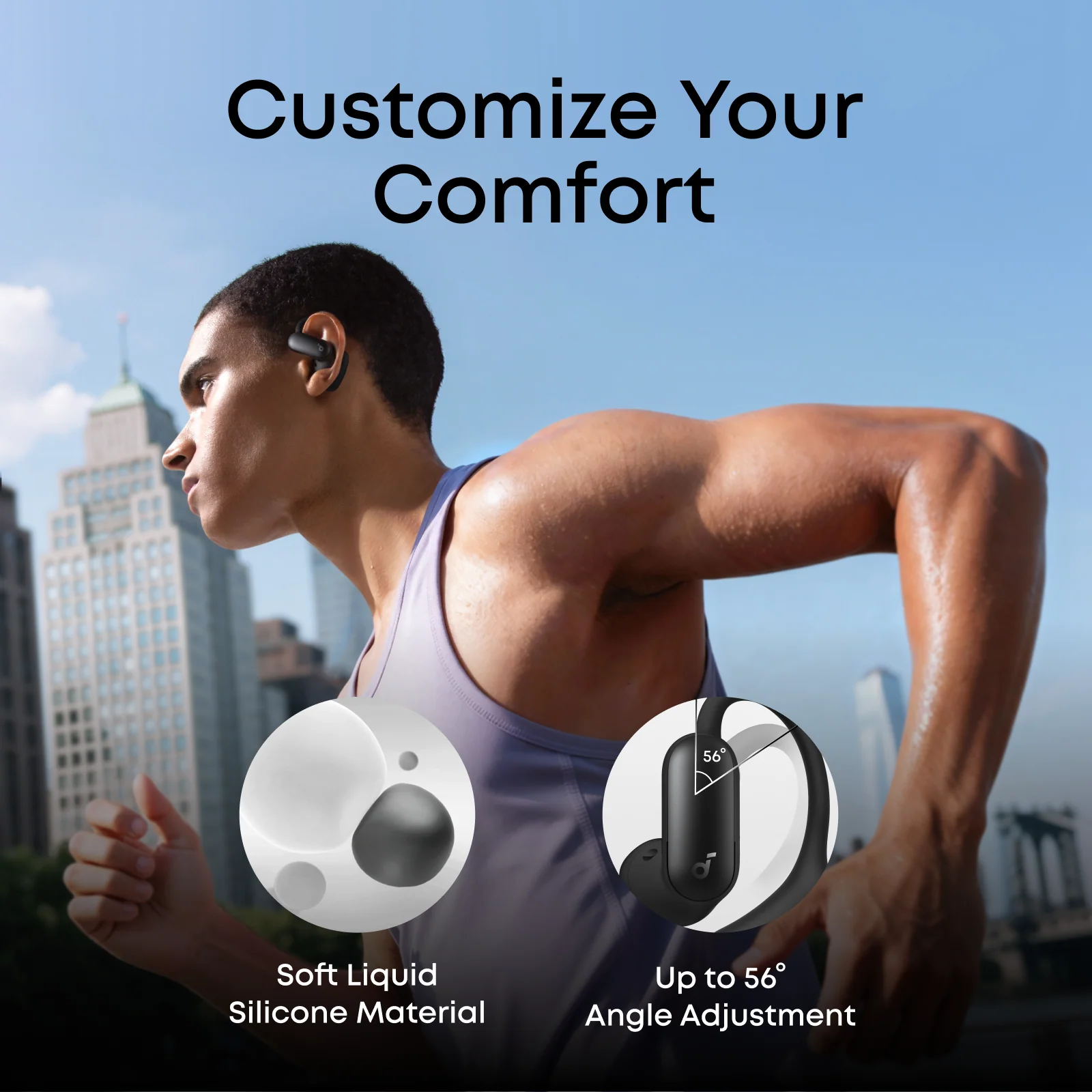 Reducing wind noise on open headphones outdoors
