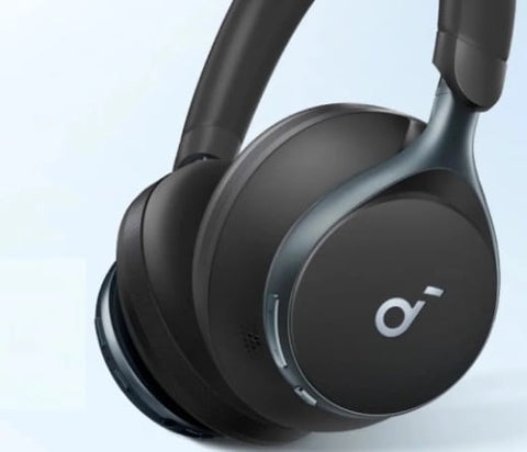 soundcore wireless headphones with soft ear cushions