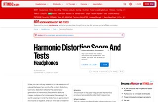 Understanding Headphone Harmonic Distortion Measurements